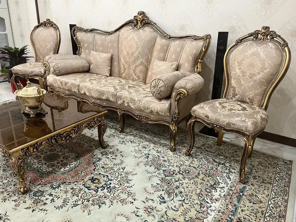 مبلمان سلطنتی 9 نفره|مبلمان خانگی و میز عسلی|ری, دیلمان|دیوار
