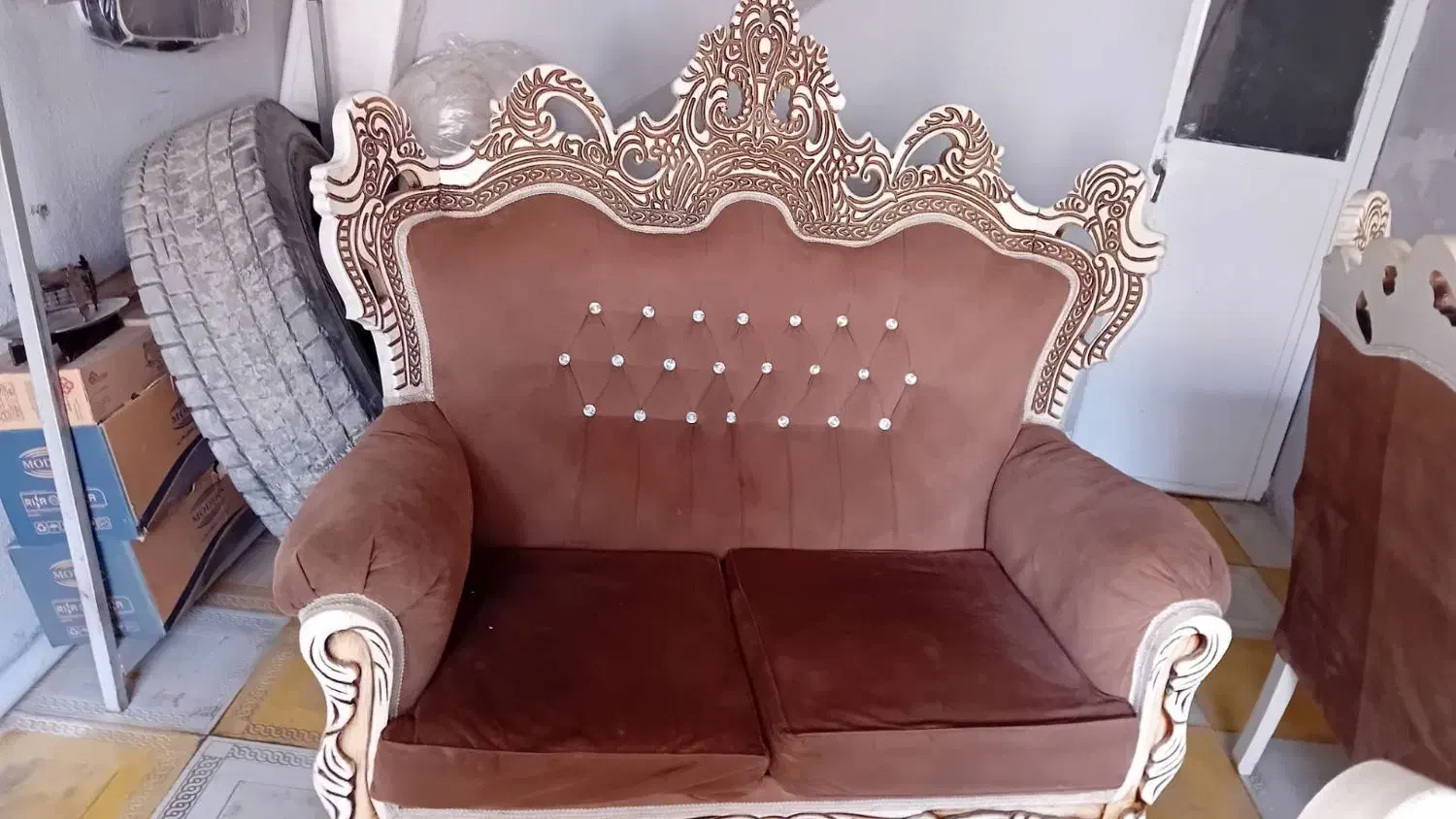 مبل سلطنتی|مبلمان خانگی و میز عسلی|الیگودرز, |دیوار