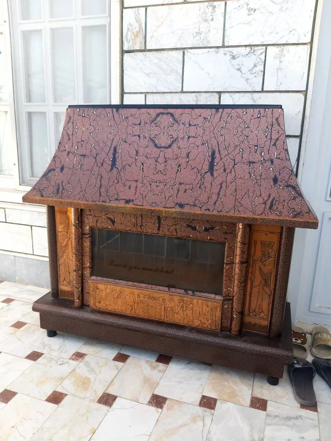 بخاری شومینه|بخاری، هیتر، شومینه|کاشان, گریه|دیوار