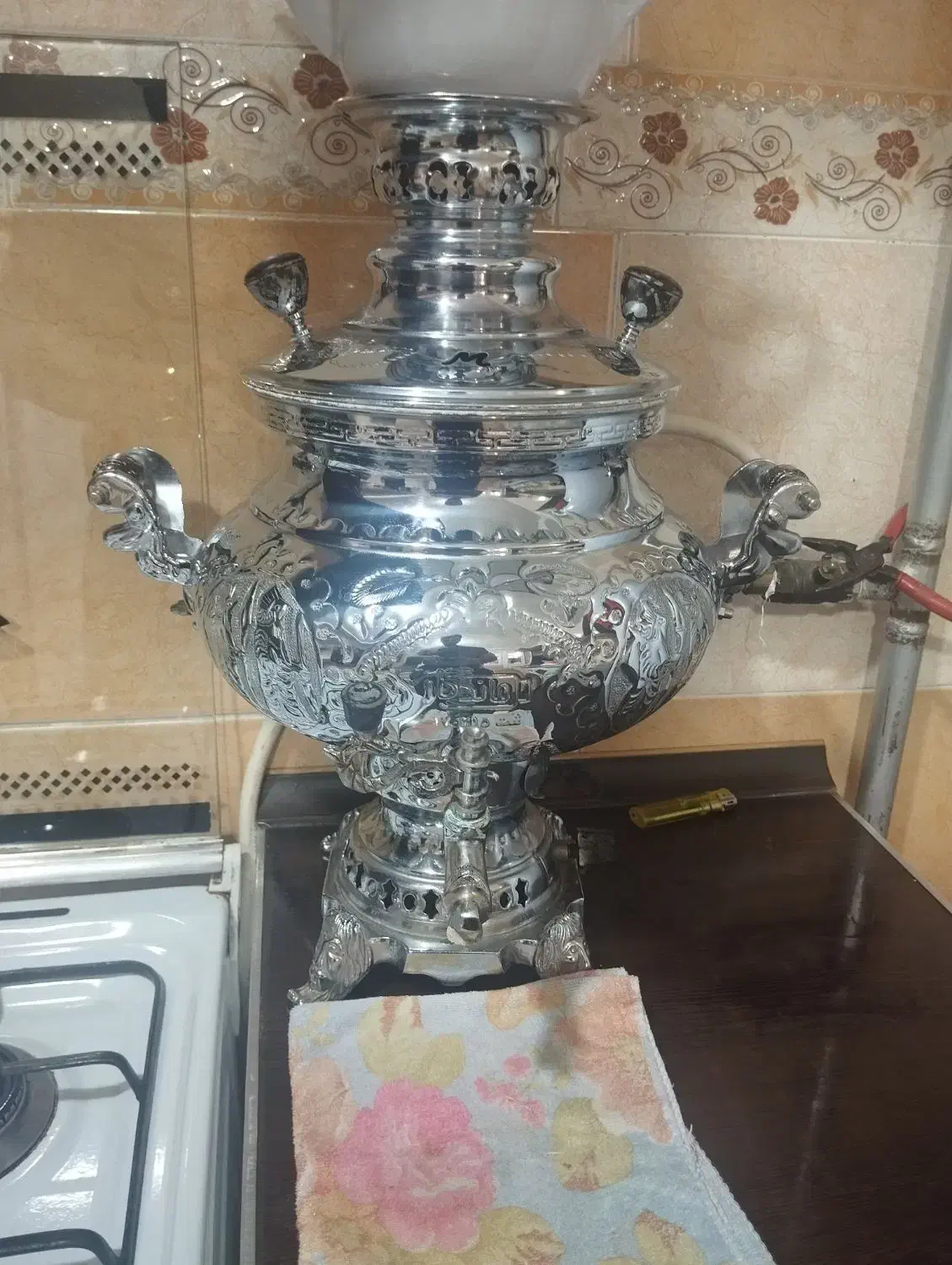 سماور کم کار بی عیب|سماور، چایساز، قهوهساز|بانه, |دیوار