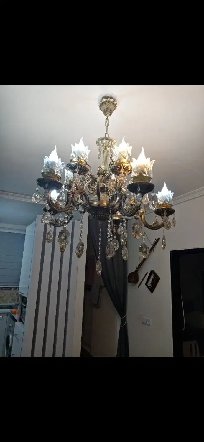 لوستر چراغ|لوستر و چراغ آویز|تبریز, |دیوار