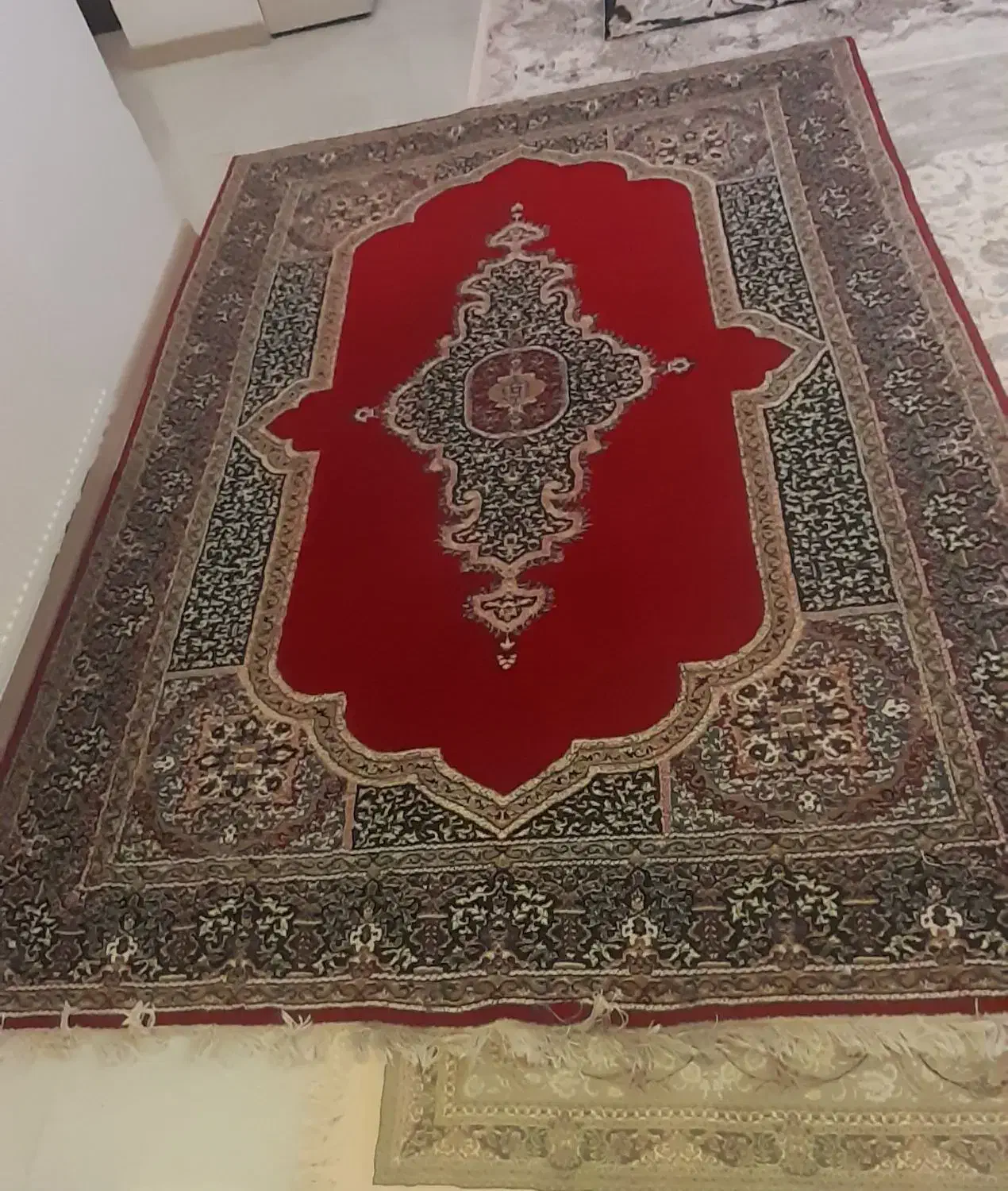 یک جفت فرش ۶متری یک وهشتصدتومن|فرش|اردبیل, |دیوار