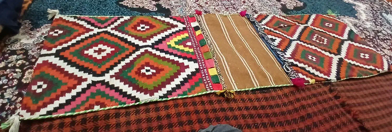 خورجین مال شتر|گلیم، جاجیم، گبه|اهواز, ملاشیه|دیوار