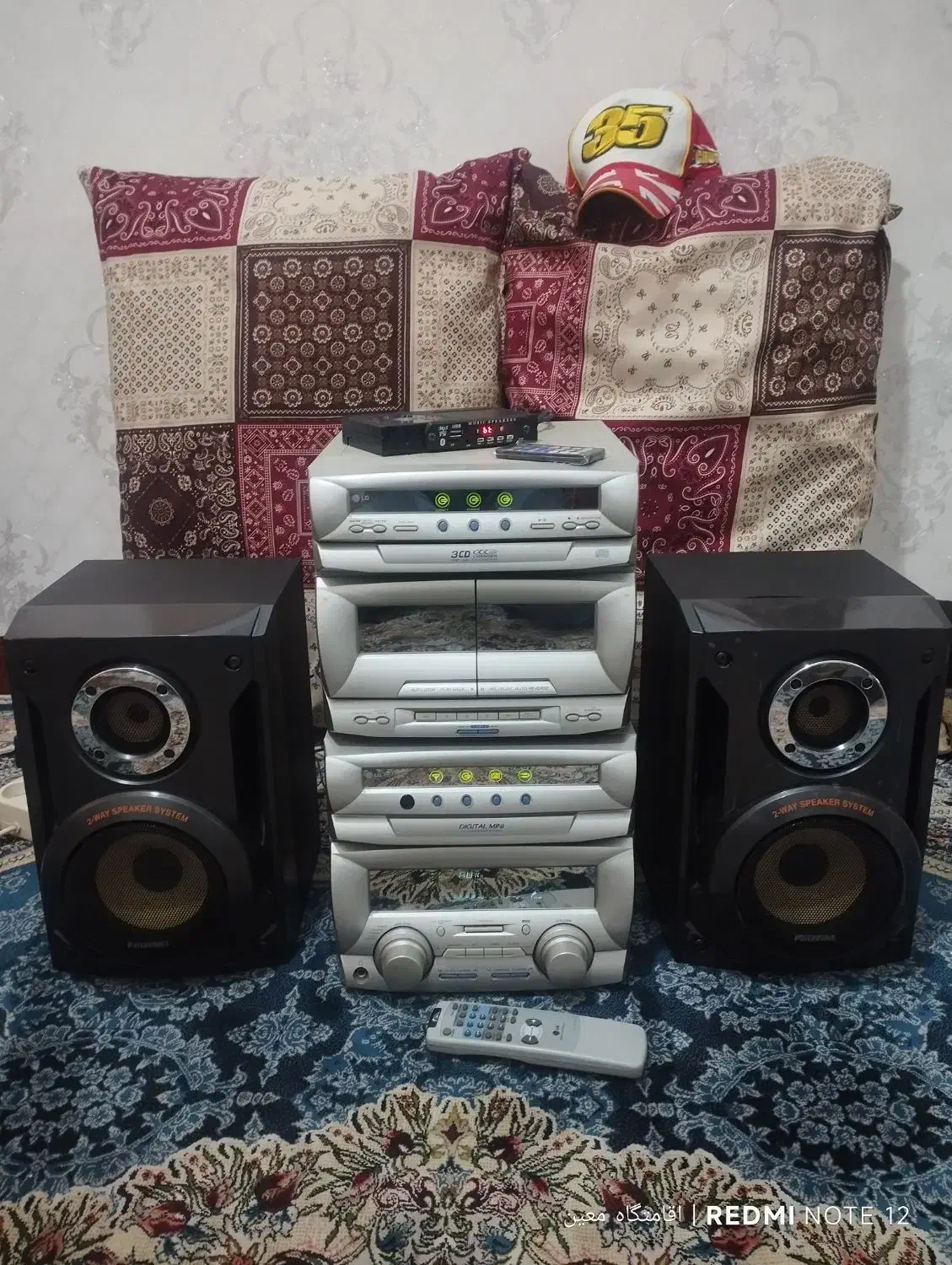 ضبط بلوتوثدار الجی با باند پاناسونیک|سیستم صوتی خانگی|تهران, بیسیم|دیوار