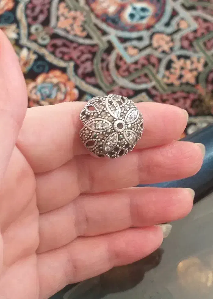 انگشتر نقره سیاه قلم|جواهرات|خرم‌آباد, |دیوار