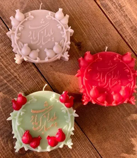 شمع یلدایی|صنایع دستی و سایر لوازم تزئینی|بم, |دیوار