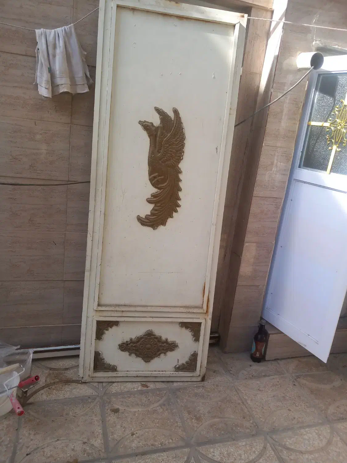 لنگه در حیاطی|مصالح و تجهیزات ساختمان|وحیدیه, |دیوار