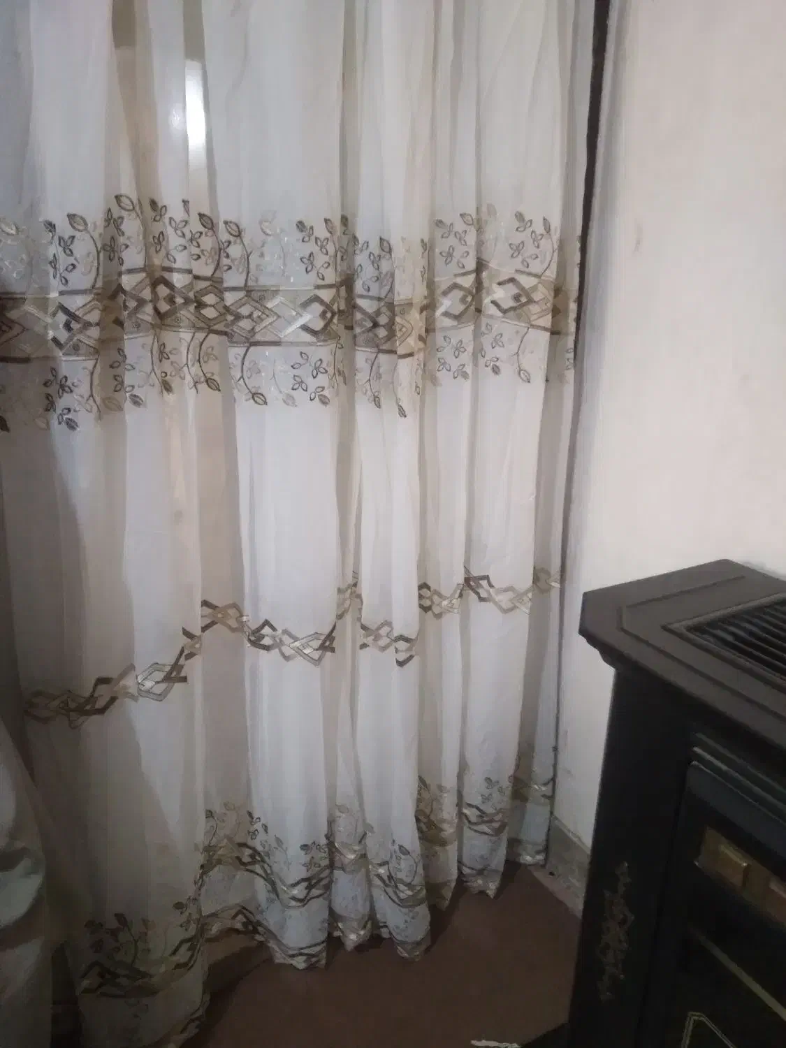 پرده حریر یخچال|پرده، رانر، رومیزی|کازرون, |دیوار