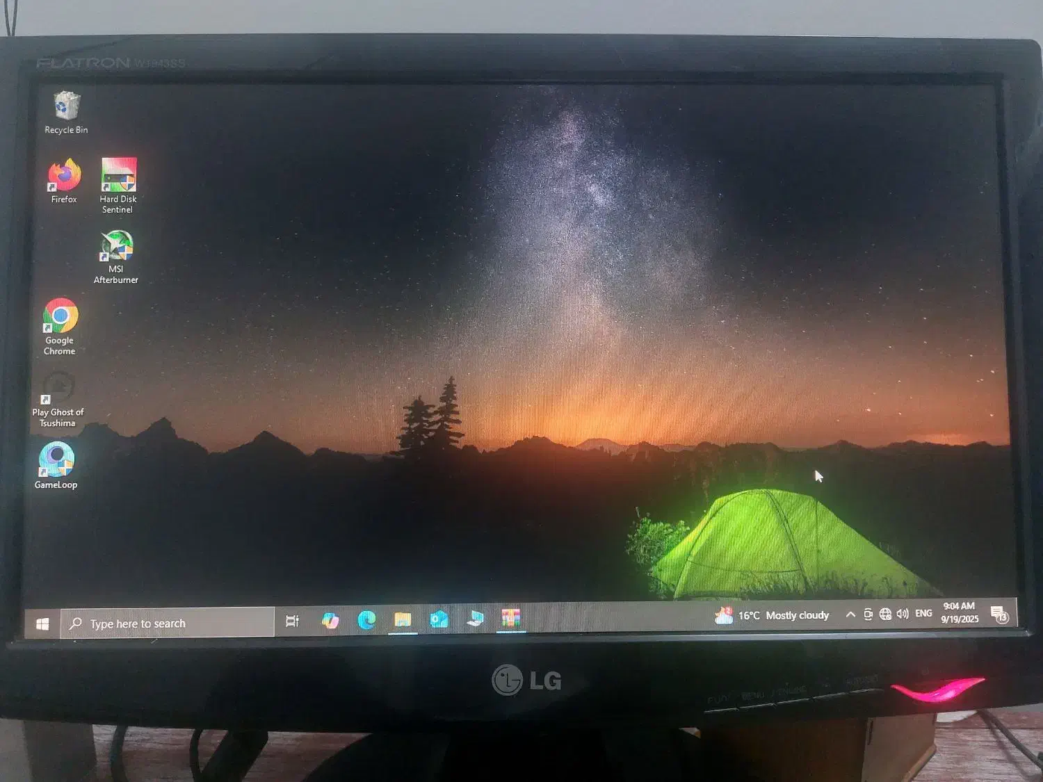 مانیتور ۱۹ اینچ LG|رایانه رومیزی|مشهد, شهرک رازی (شهرک غرب)|دیوار