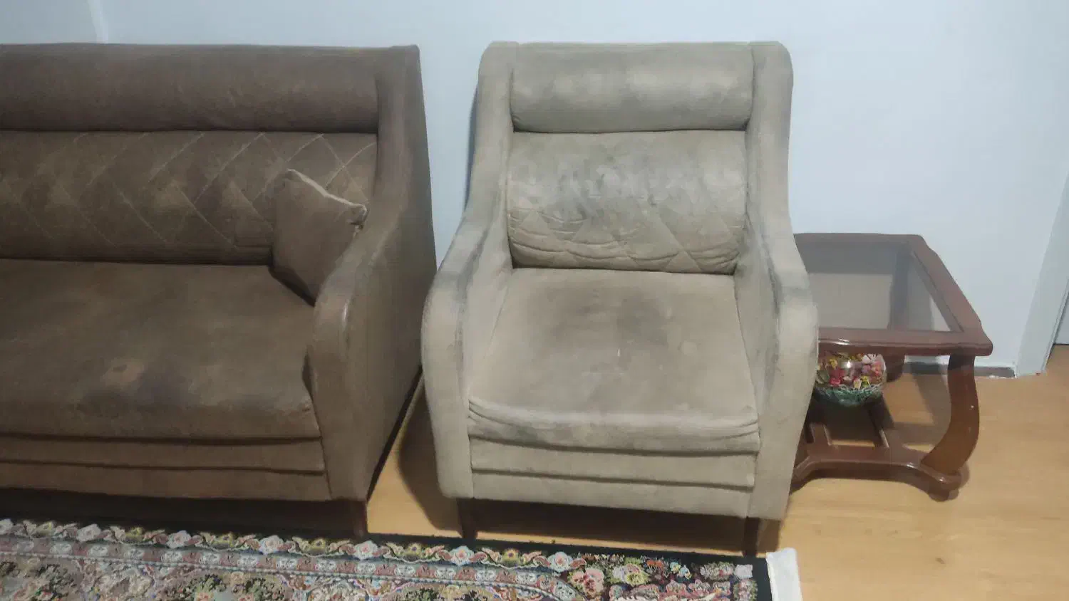 میز نهار خوری چهار نفره و مبلمان هفت نفره|مبلمان خانگی و میز عسلی|پرند, فاز ۵|دیوار