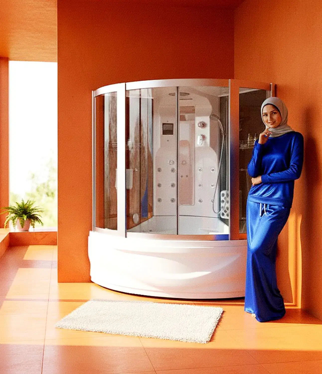 کابین دوش برای آپارتمان‌های شهری وان جکوزی سوناخشک|لوازم حمام|تهران, کوی بیمه|دیوار