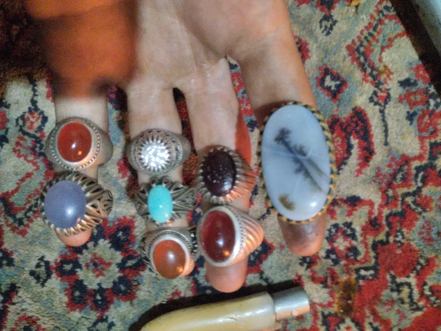 انگشتر نقره|کلکسیون اشیاء عتیقه|سبزوار, قصبه شرقی|دیوار