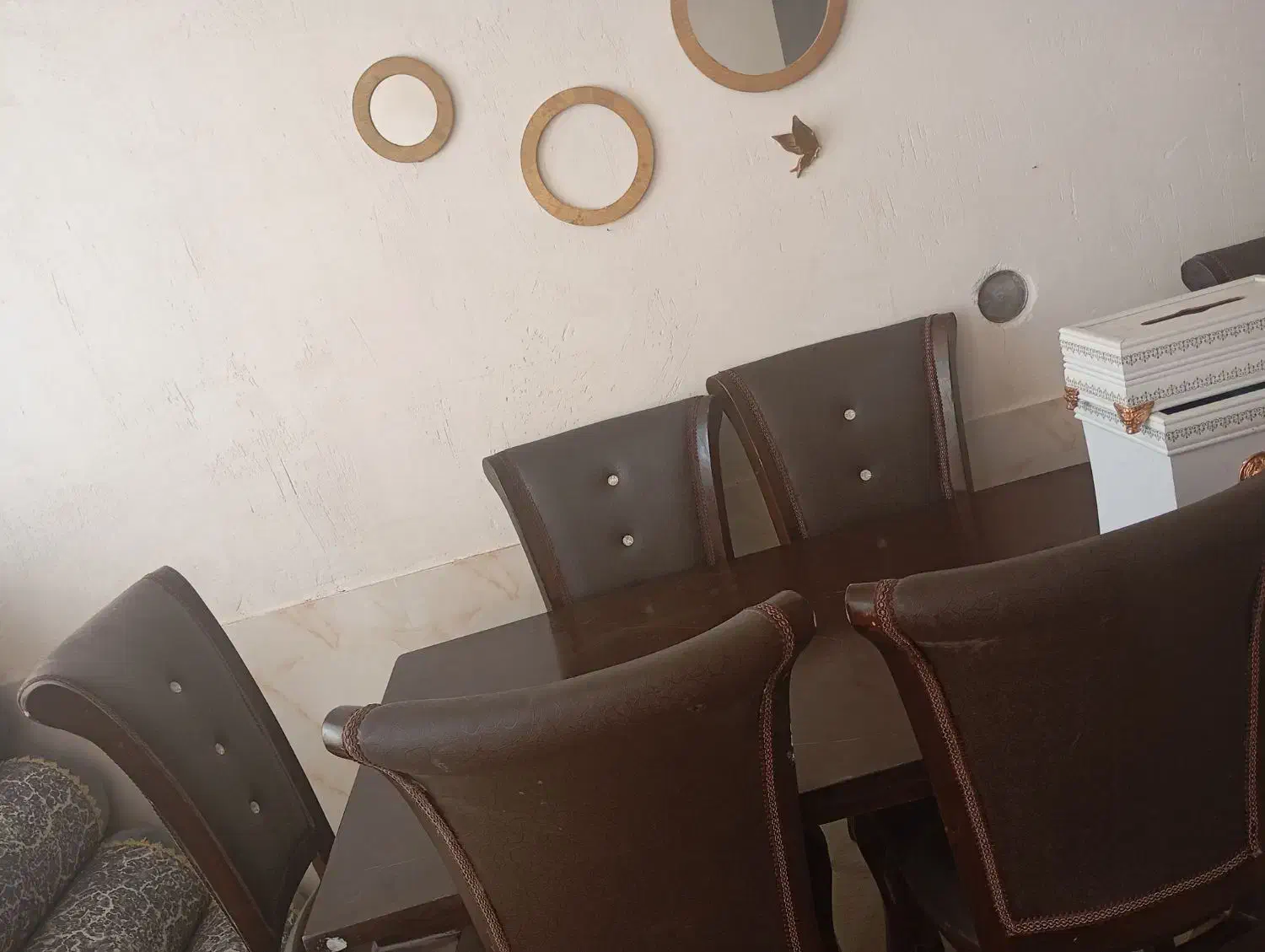 میز ناهارخوری|میز و صندلی غذاخوری|یاسوج, |دیوار