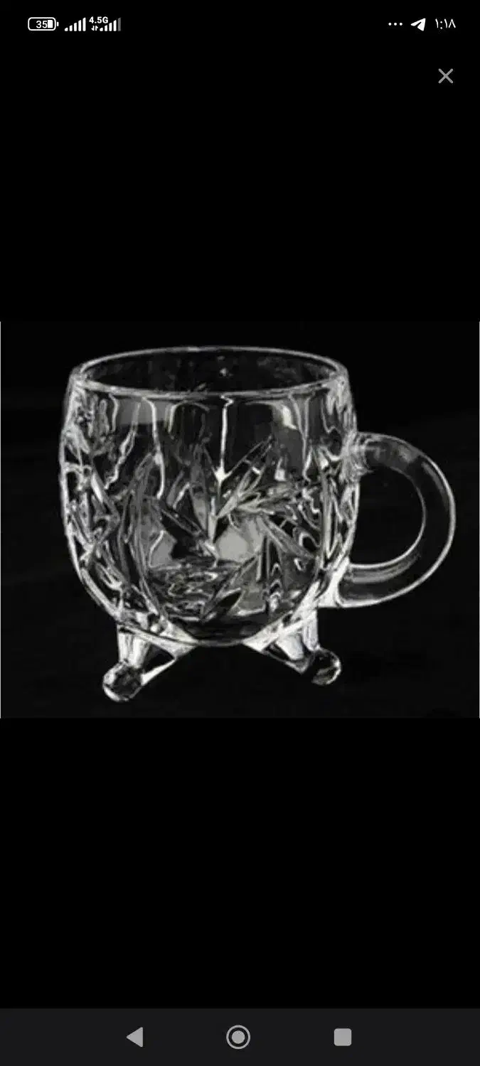 استکان خورشیدی 6دست|ظروف سرو و پذیرایی|اهر, |دیوار