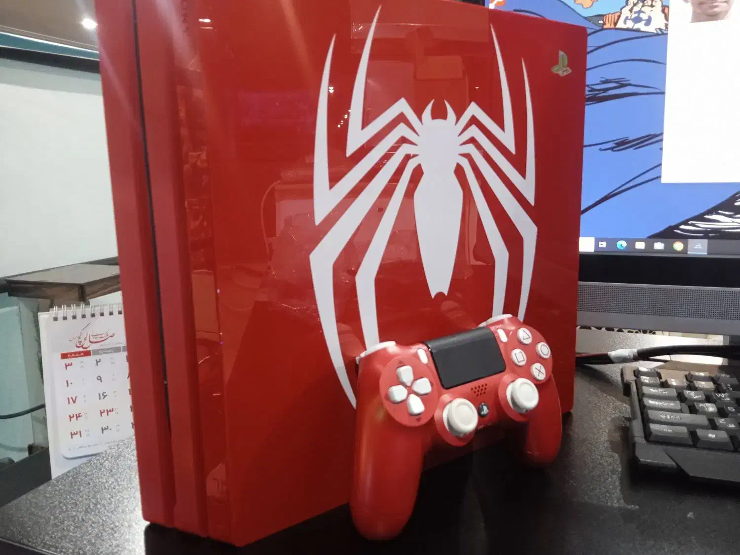ps4 pro 1t bundle Spiderman limited edition|کنسول، بازی ویدئویی و آنلاین|سمنان, |دیوار