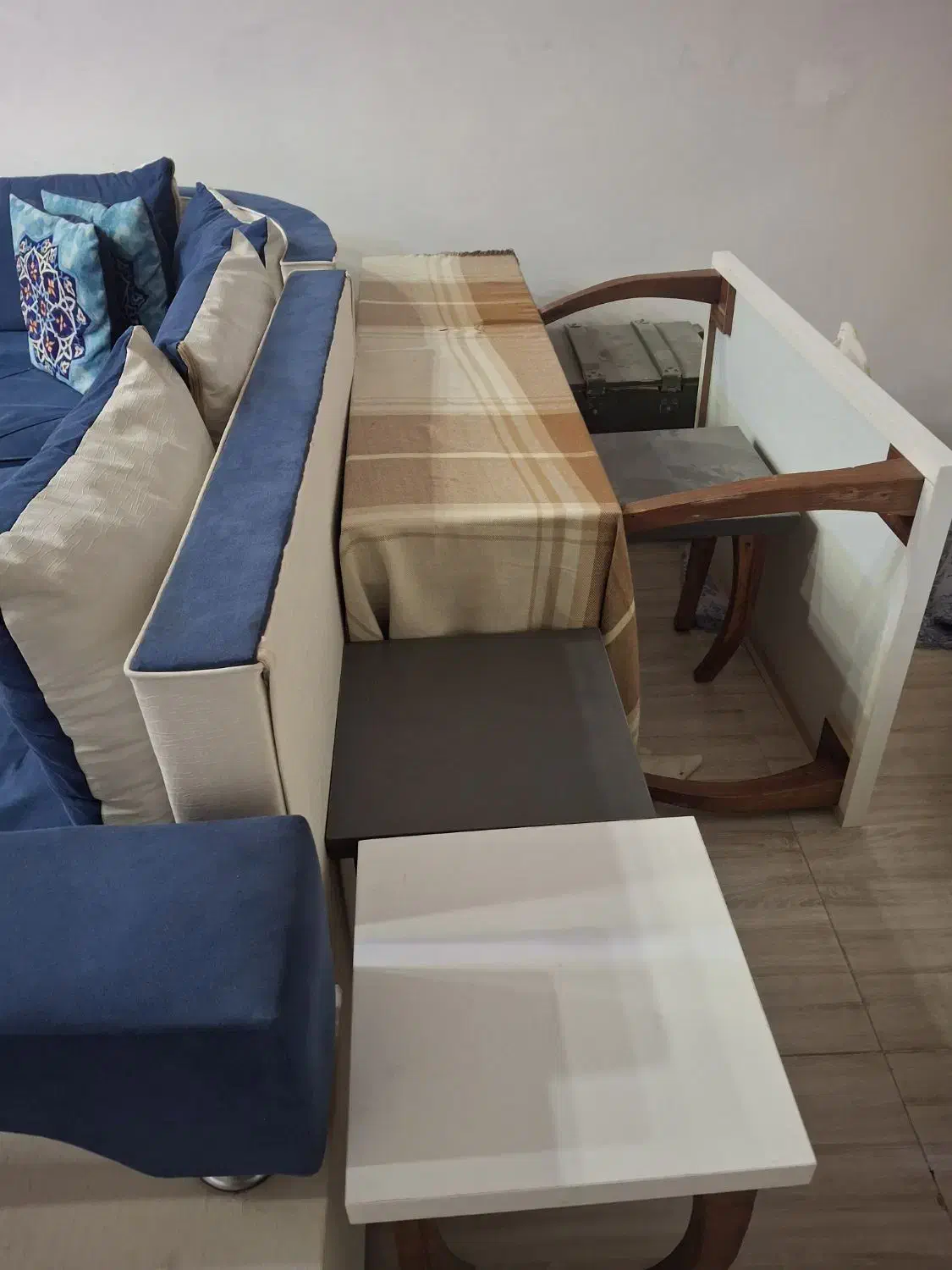 سلام مبل هفت نفره مدل ال|مبلمان خانگی و میز عسلی|قرچک, باقرآباد|دیوار