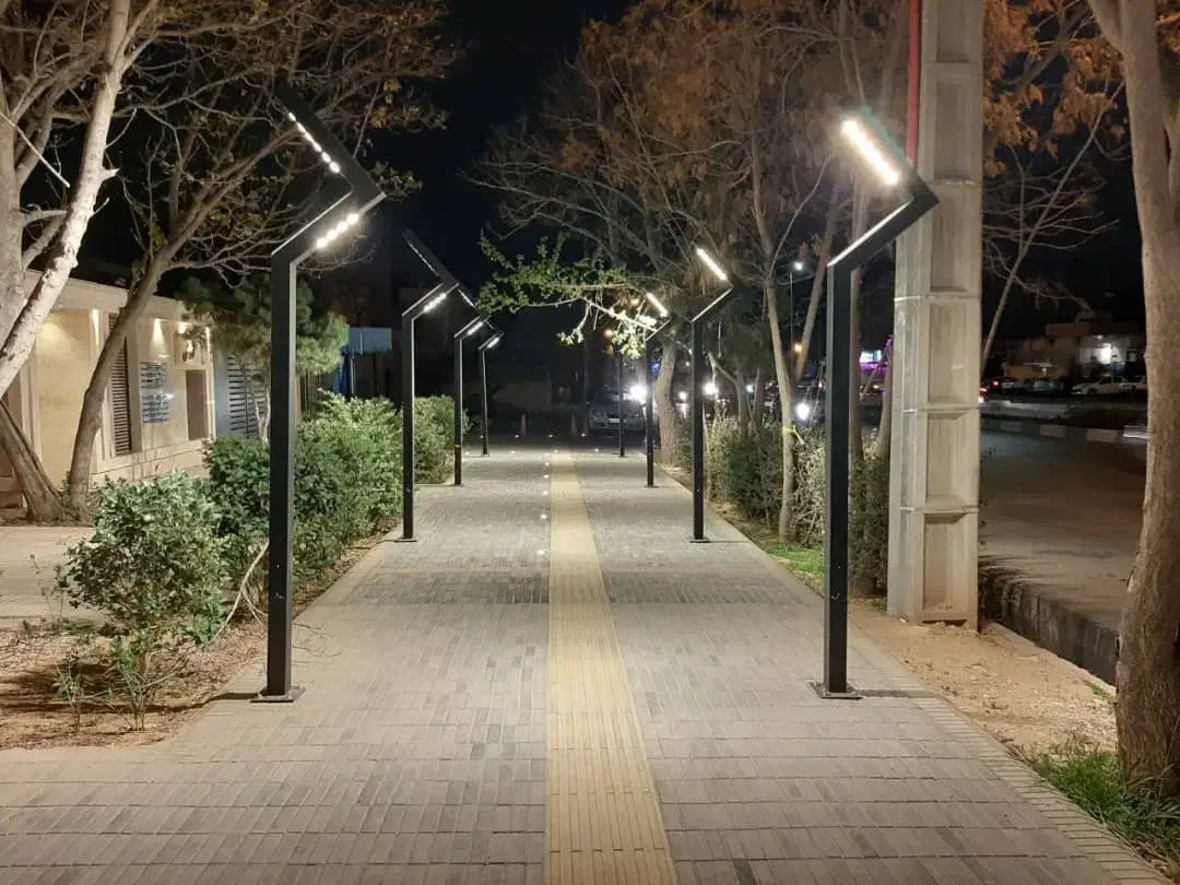 پایه چراغ شکستی Z|لامپ و چراغ|شیراز, سیاه سنگ|دیوار