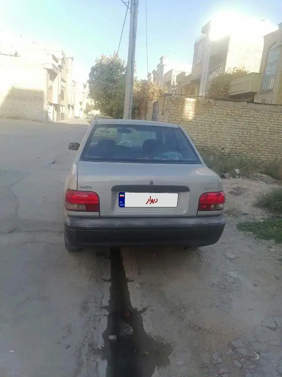 پراید۱۳۱رنگ نقره ای|خودرو سواری و وانت|شیراز, محراب|دیوار