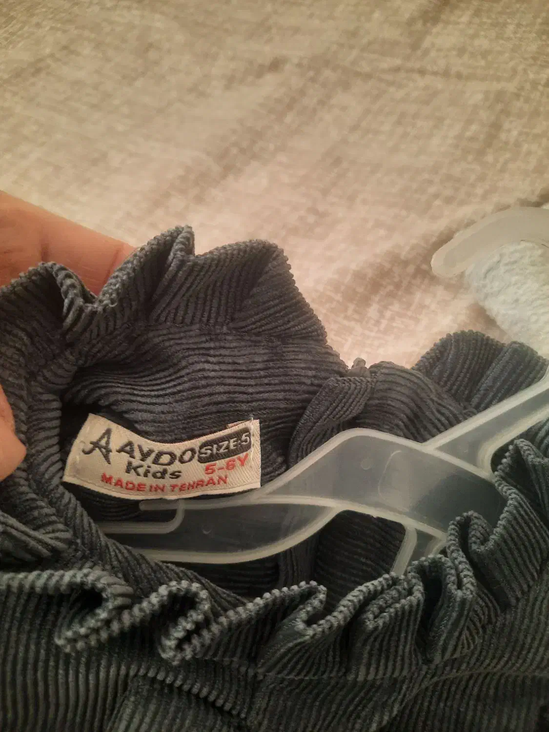 پیراهن مخمل گرم بالا نو|کفش و لباس بچه|ری, دیلمان|دیوار