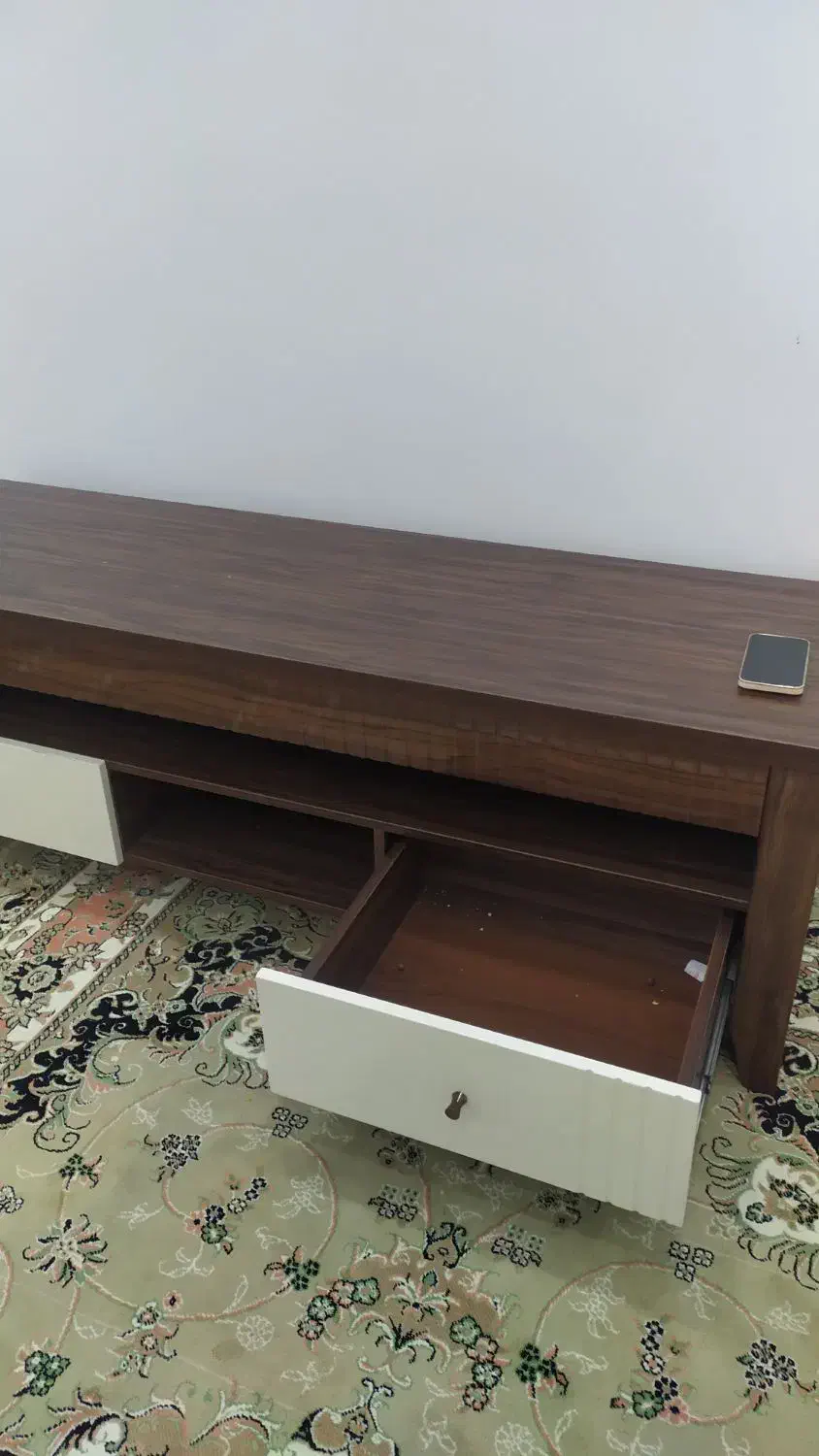 میز تلویزیون چوبی راش درجه یک|میز تلویزیون|قم, باجک یک|دیوار