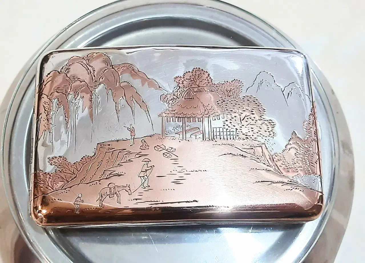 جاسیگاری ژاپنی - 110 گرم نقره 950 - عتیقه|کلکسیون اشیاء عتیقه|تهران, نیروی هوایی (پیروزی)|دیوار