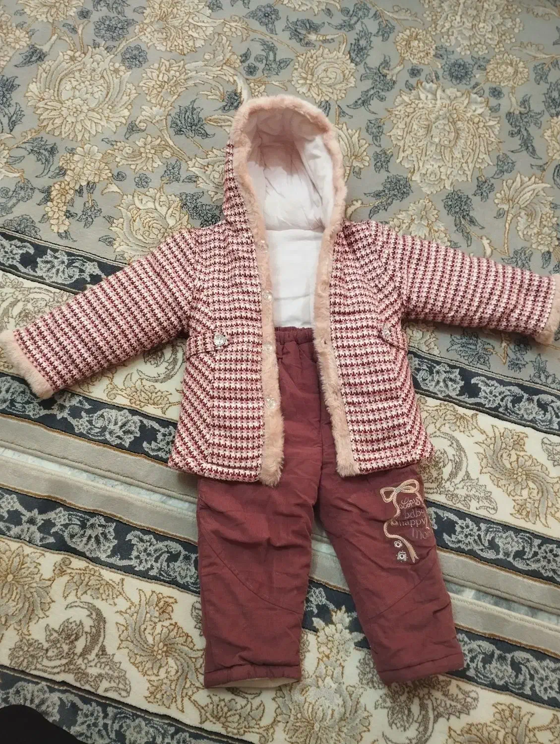 کاپشن شلوار دخترانه|کفش و لباس بچه|یزد, |دیوار