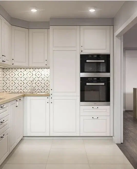 طراحی و اجرای کابینت نئوکلاسیک با رنگ پلی اورتان|مصالح و تجهیزات ساختمان|رودهن, |دیوار