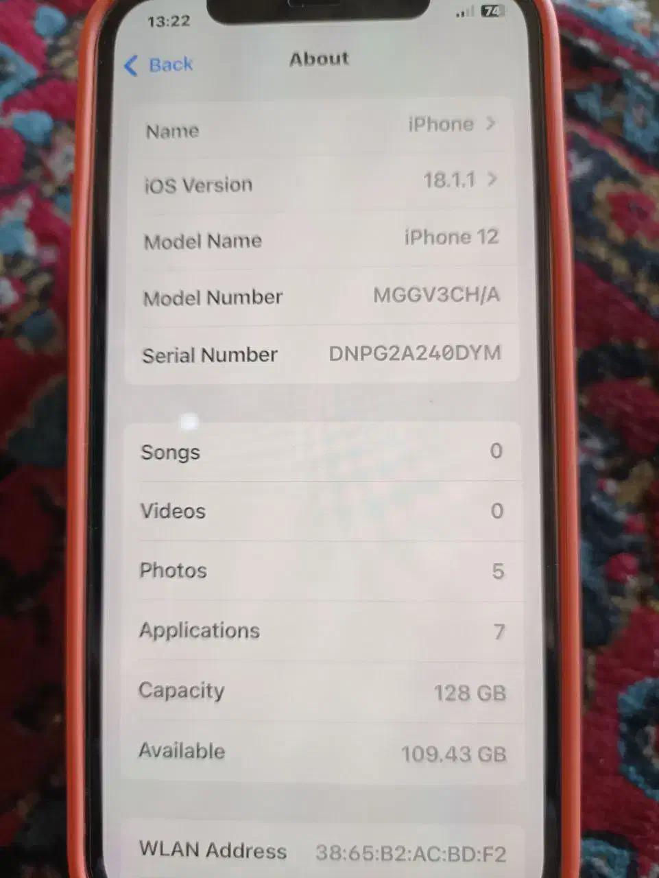 گوشی اپل۱۲دو سیم|موبایل|مشگین شهر, |دیوار