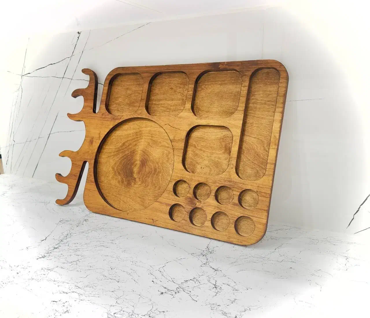 سینی مزه خوری|ظروف سرو و پذیرایی|کوهسار (البرز), |دیوار