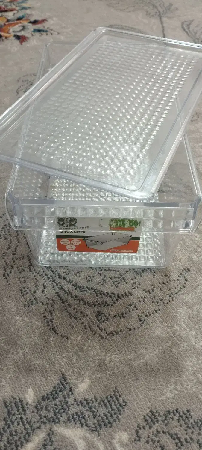 نظم دهنده یخچال ۴عدد|ظروف نگهدارنده، پلاستیکی، یک‌بارمصرف|بیرجند, |دیوار