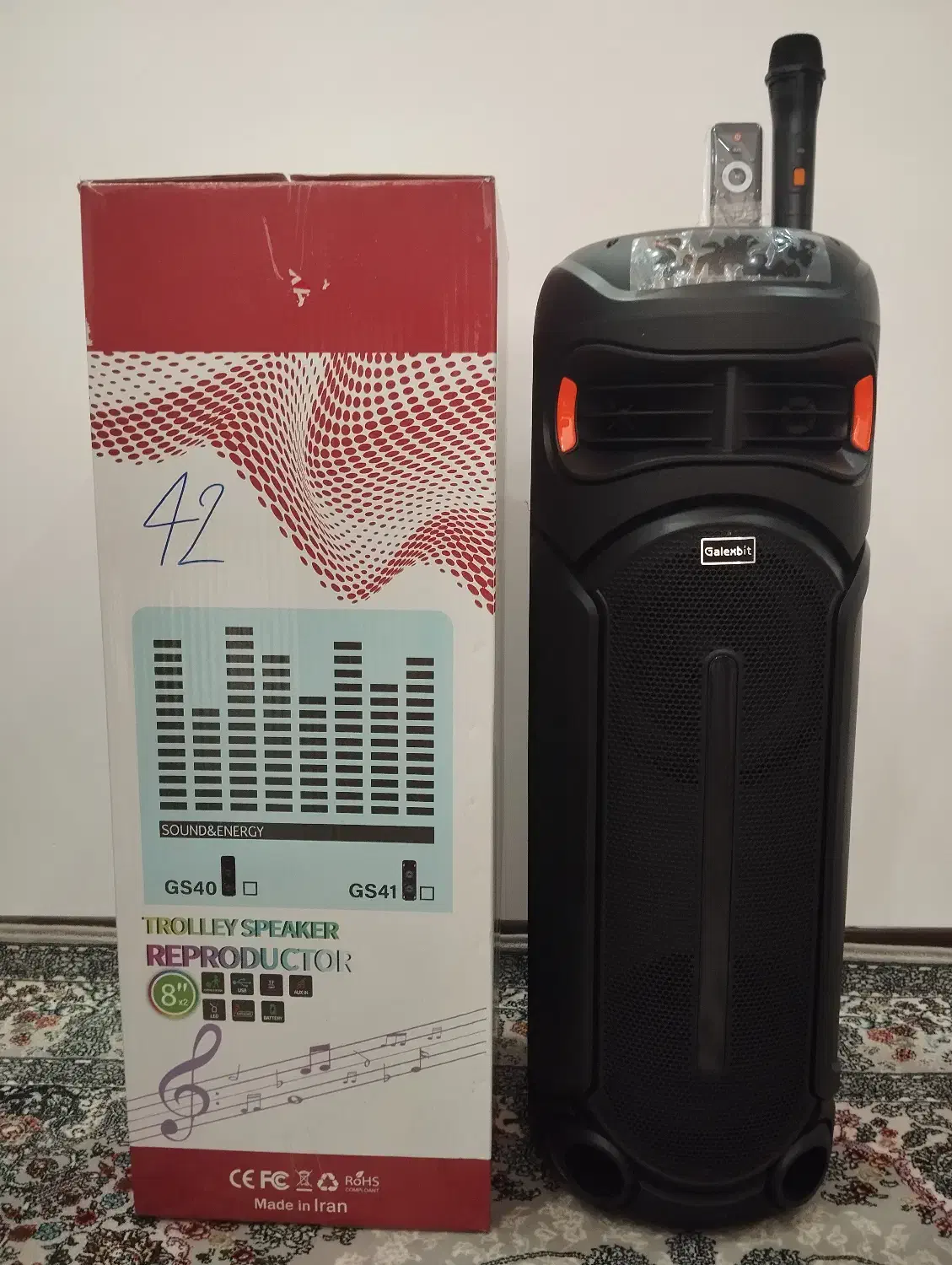 اسپیکر پارتی باکس گلکسبیت مدل GS-D42|صوتی و تصویری|یزد, |دیوار