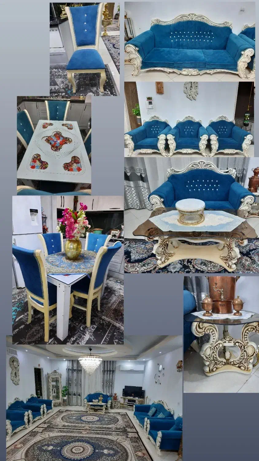 مبل و میزناهار خوری|مبلمان خانگی و میز عسلی|بهارستان, |دیوار