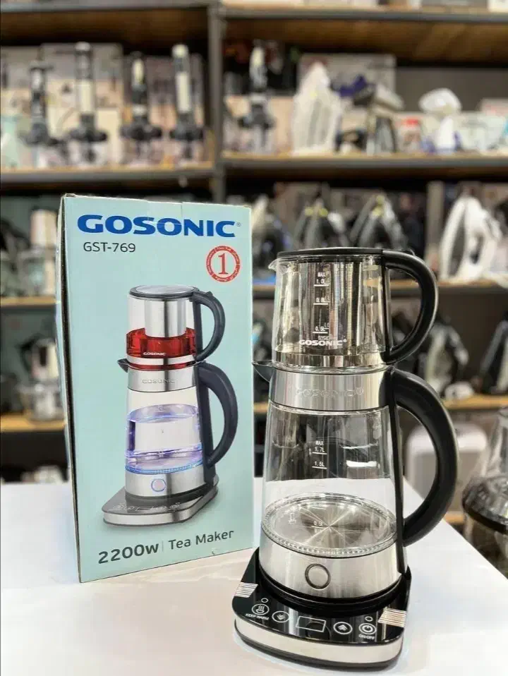 چایساز روهمی گاسونیک(769)چای ساز گوسونیک کتری برقی|سماور، چای‌ساز، قهوه‌ساز|کرمانشاه, |دیوار