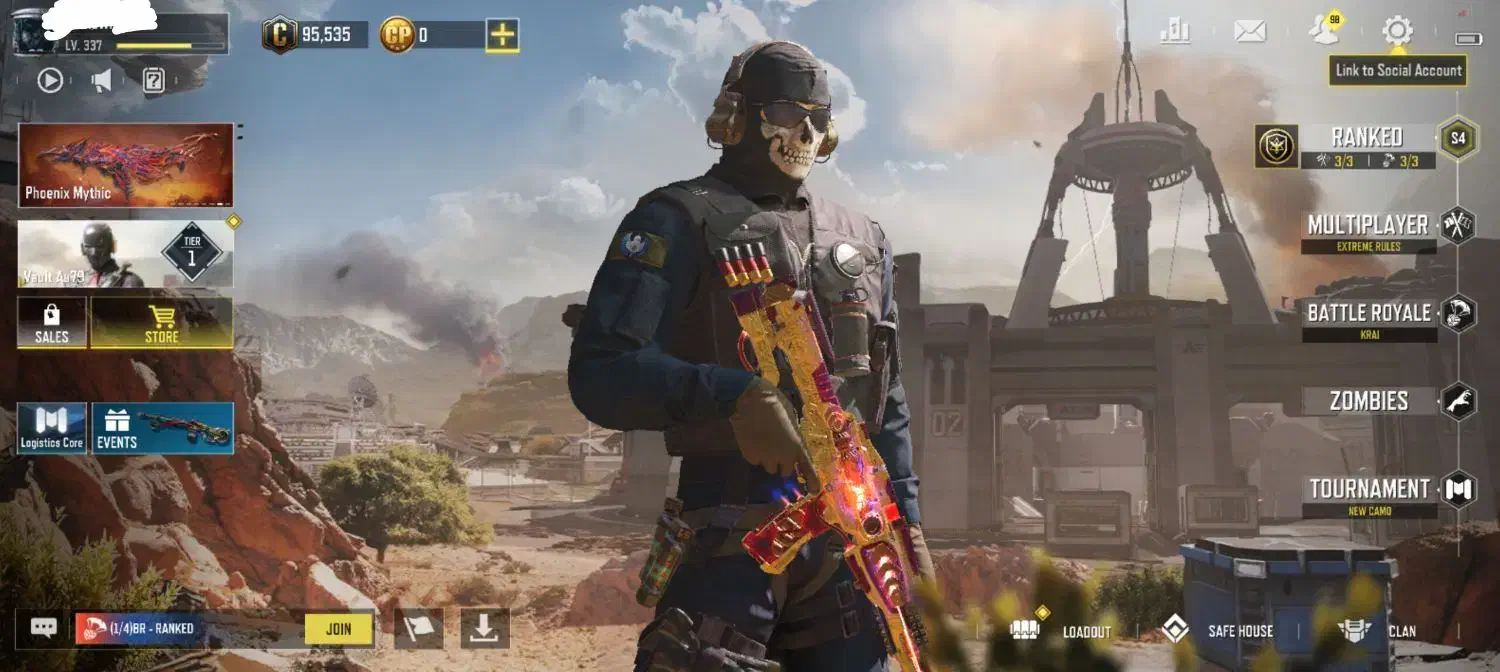 اکانت کالاف دیوتی موبایل|کنسول، بازی ویدئویی و آنلاین|تهران, قصر فیروزه ۲|دیوار