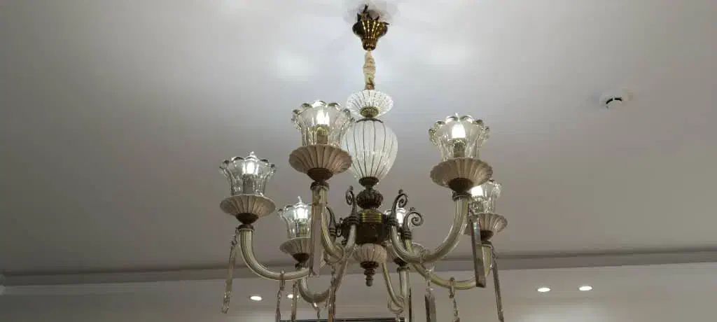 لوستر ۶ شاخه|لوستر و چراغ آویز|فردیس, ثابتی|دیوار