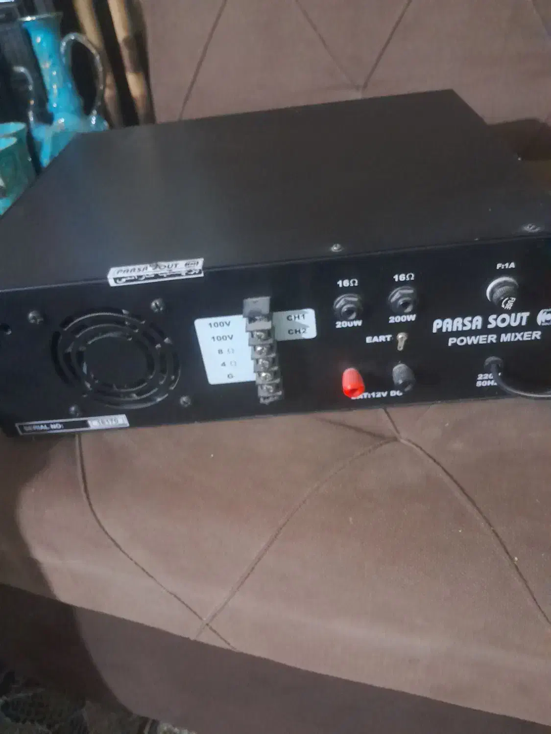 آمپیلی میکسر وپیجر پارساصوت۱۵۰وات    زیرقیمت|صوتی و تصویری|تهران, خواجه نظام الملک|دیوار