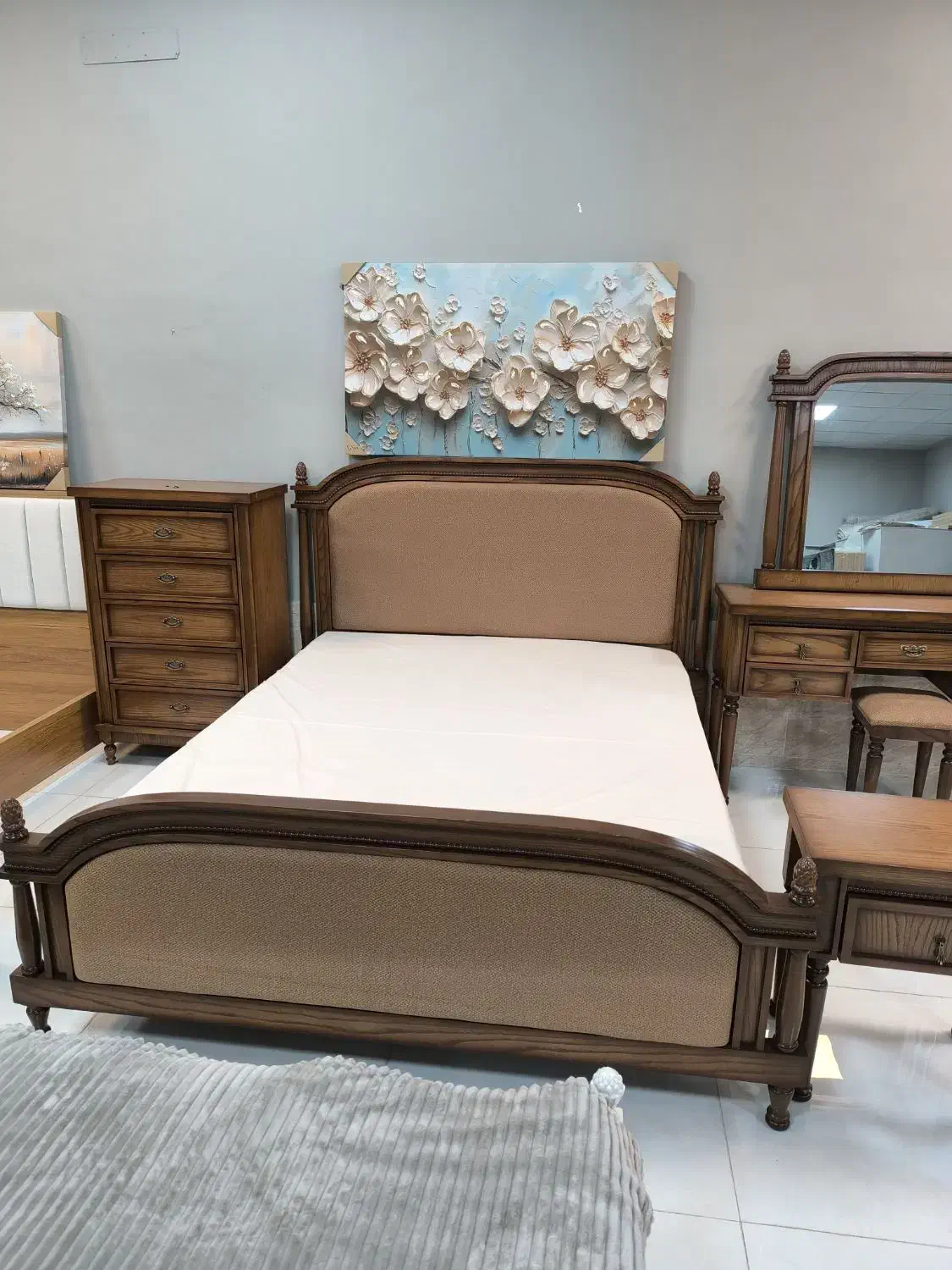 سرویس خواب بلوط|تخت و سرویس خواب|بجنورد, |دیوار