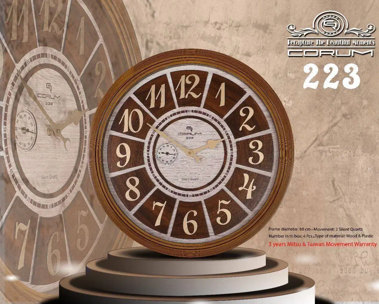 ساعت دیواری|ساعت دیواری و تزئینی|هشتگرد, شهرک ولیعصر (مصلی)|دیوار