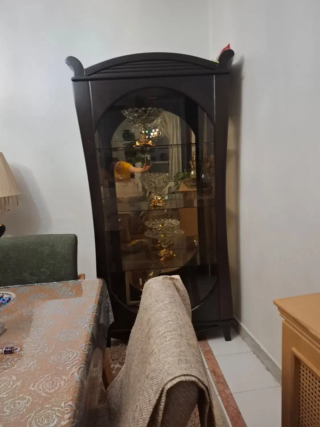 بوفه چوبی|بوفه، ویترین، کنسول|تهران, جوانمردان (اندیشه)|دیوار