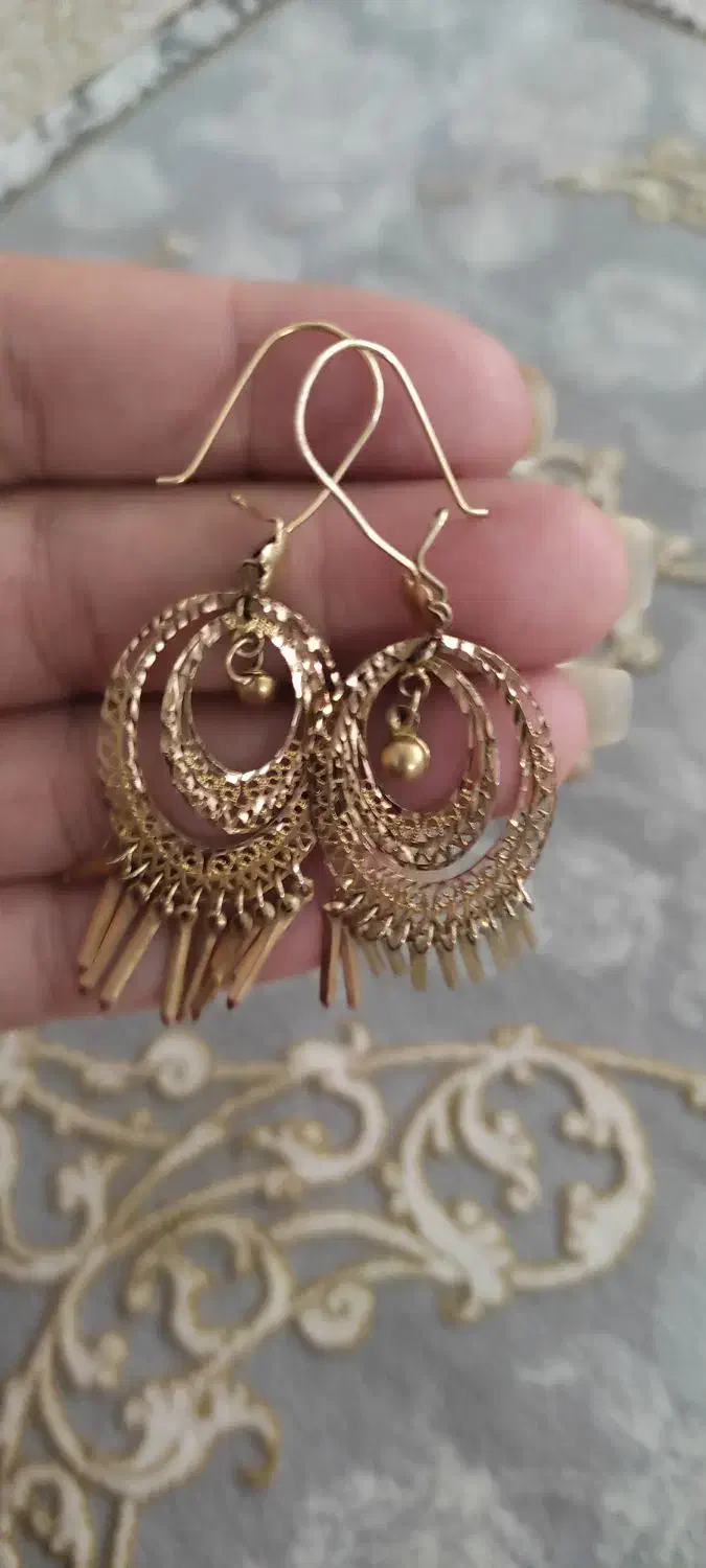 گوشواره طلا|جواهرات|مریوان, |دیوار