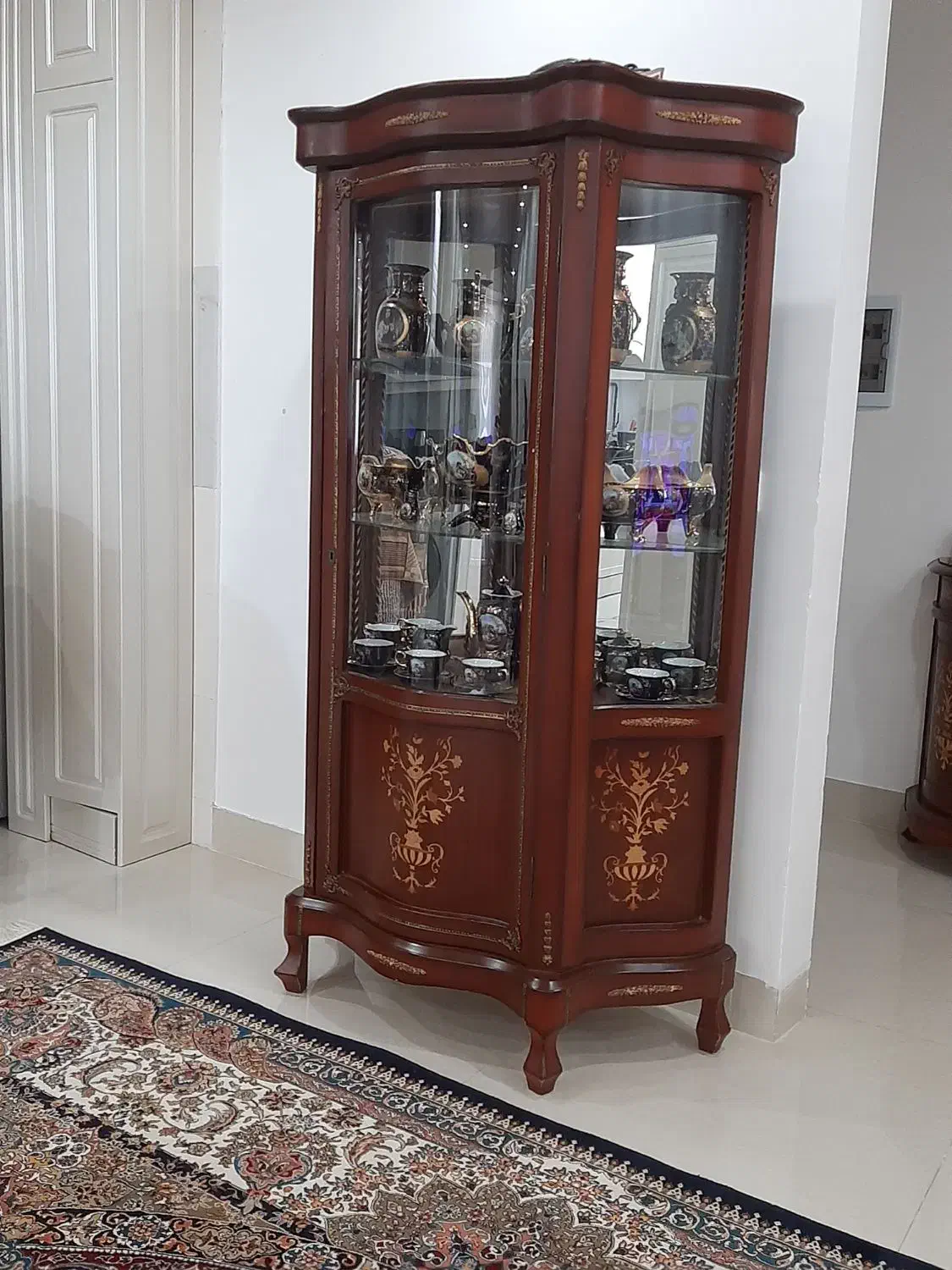 بوفه نیم گرد معرق|بوفه، ویترین، کنسول|بهشهر, |دیوار