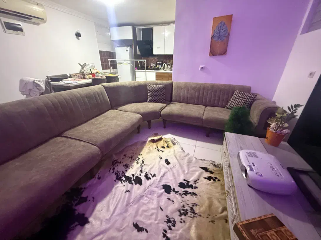 مبل ۸نفره ال|مبلمان خانگی و میز عسلی|کیش, |دیوار