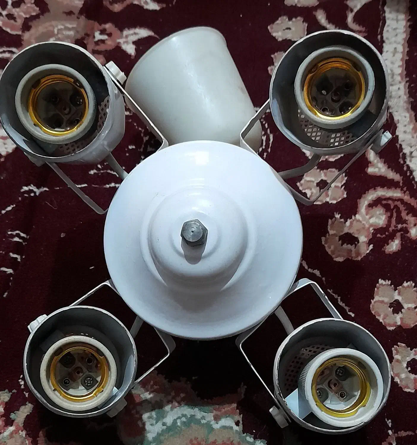لوستر فلزی نو|لوستر و چراغ آویز|اهواز, کمپلو شمالی|دیوار