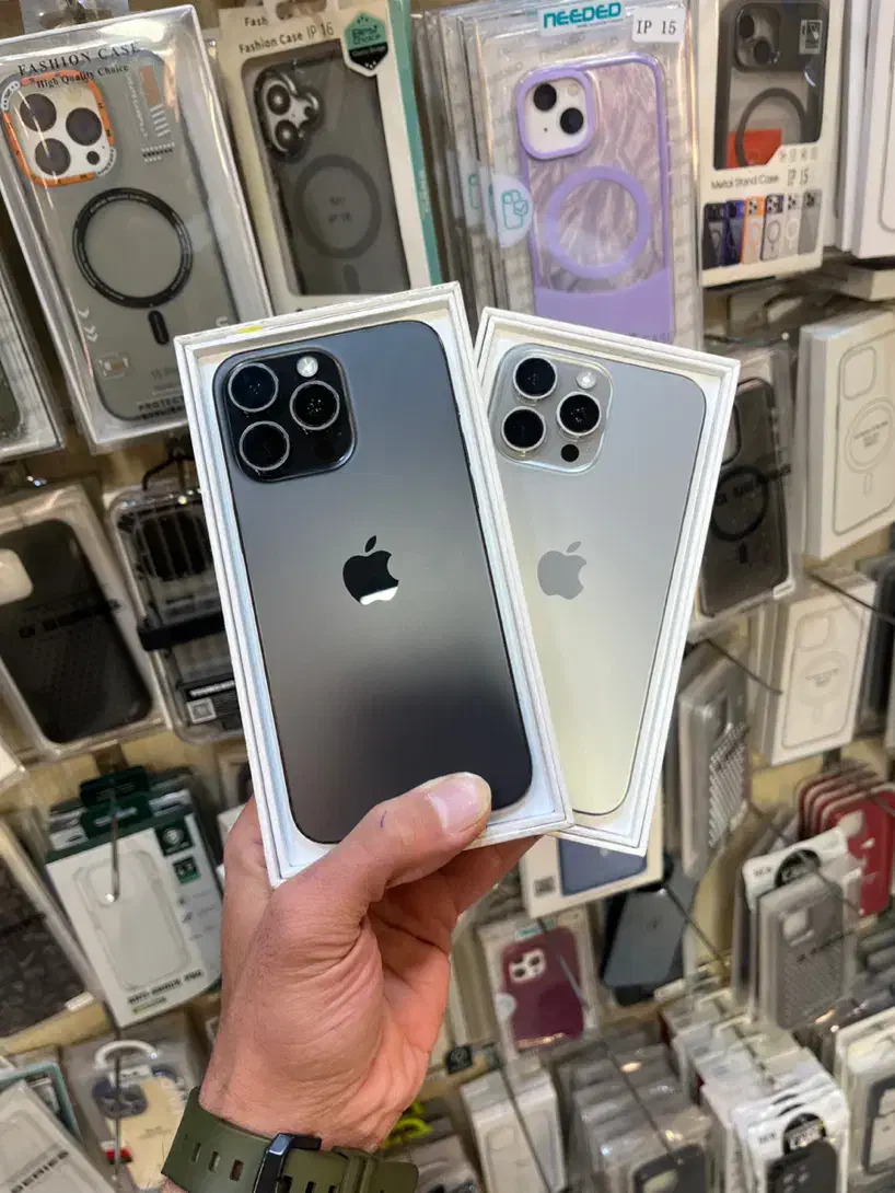 آیفون ۱۵ پرومکس ۲۵۶ گیگ دوسیم کارت zaa|موبایل|تهران, گیشا|دیوار