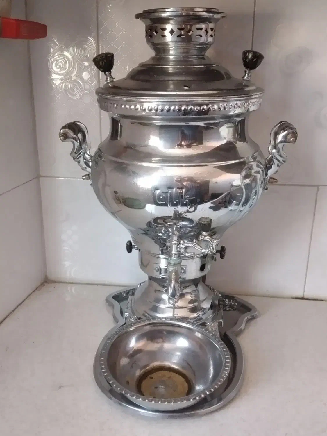 سماور گازی ۸ لیتری کاملا سالم برند تابان|سماور، چای‌ساز، قهوه‌ساز|آستانه اشرفیه, |دیوار