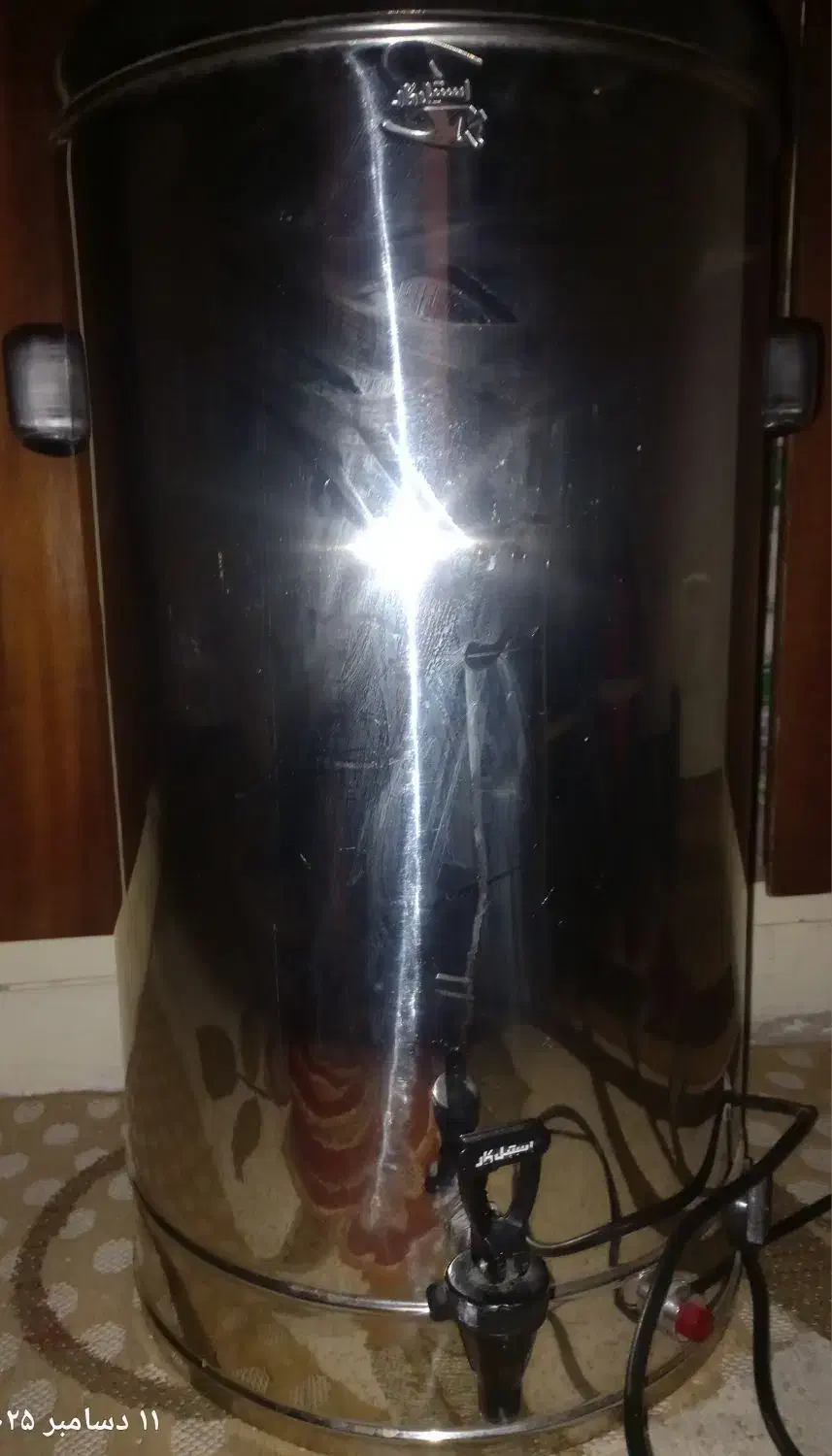 سماور برقی دوجداره ۵۰ لیتری|سماور، چایساز، قهوهساز|تاکستان, |دیوار