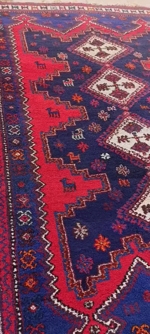 قالی محلی دست بافت|فرش|گلستان (کرمان), |دیوار