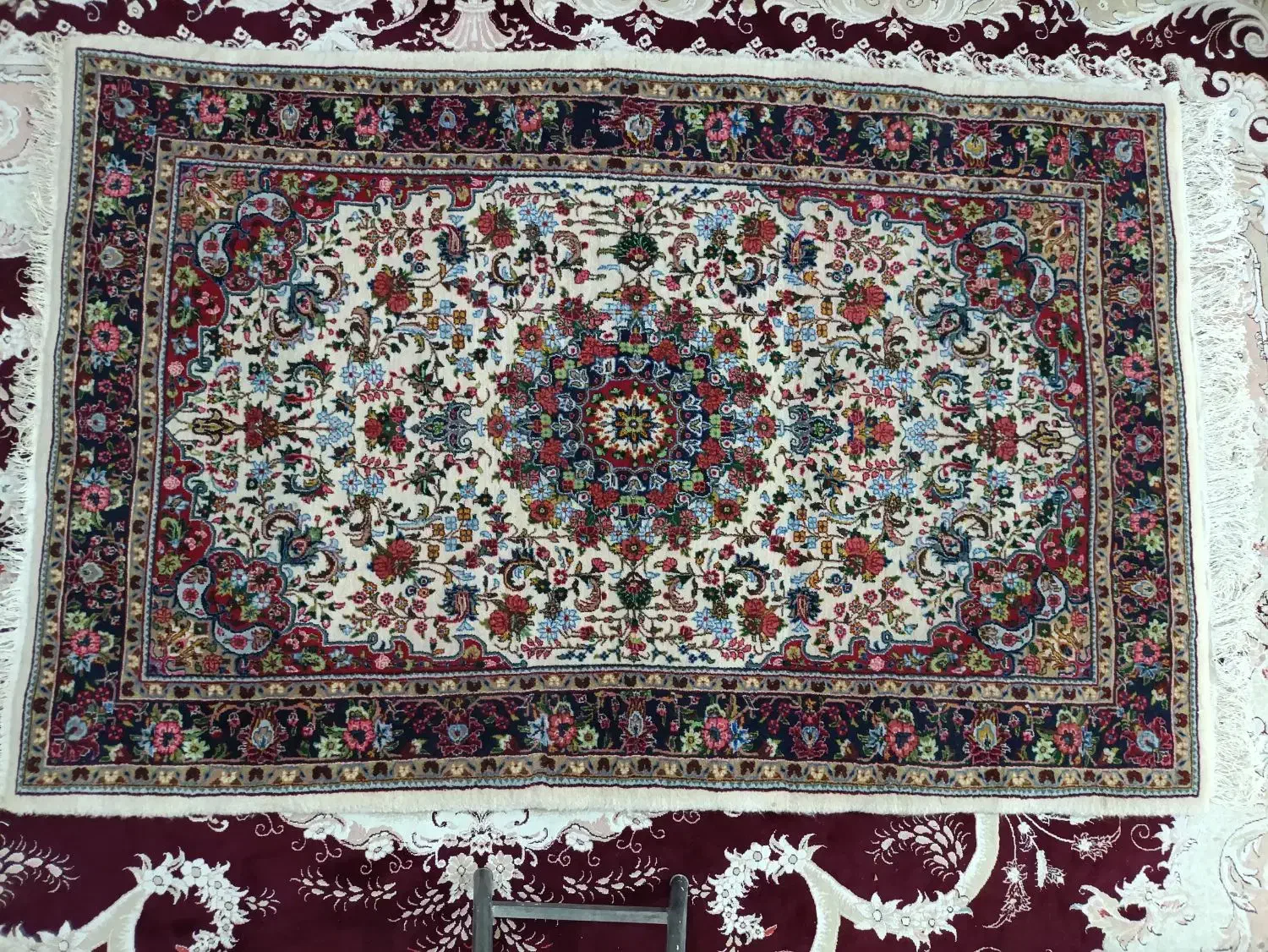 دو عدد فرش دستباف نو|فرش|گل تپه, |دیوار