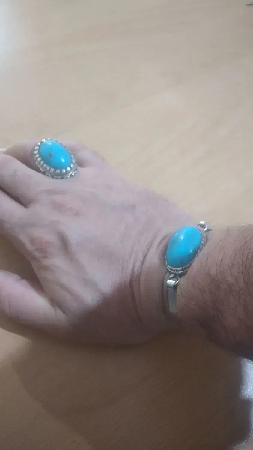 انگشتر فیروزه و ،دستبند ،|جواهرات|تبریز, |دیوار