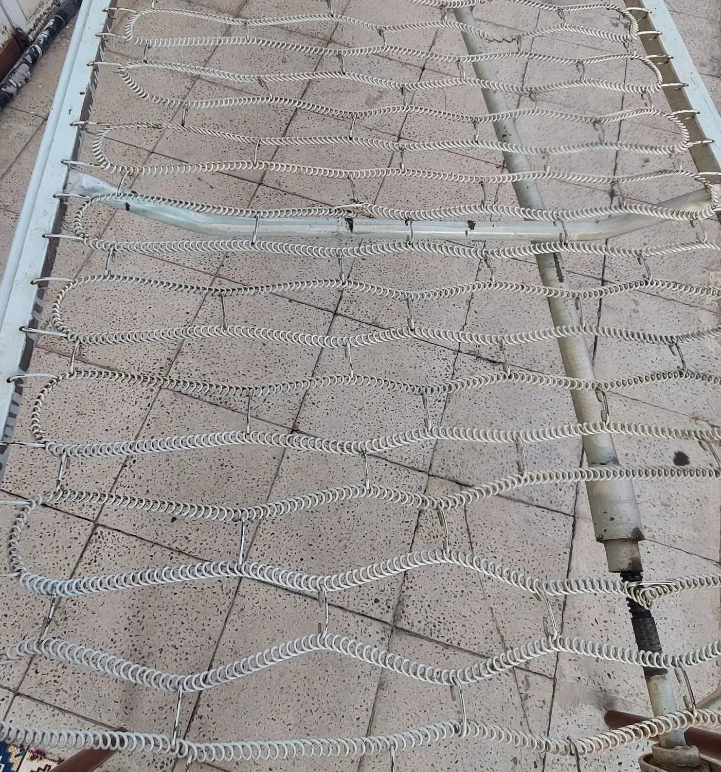 تخت بیمار فنردار تک شکن|تخت و سرویس خواب|هشتگرد, شهرک کوثر|دیوار